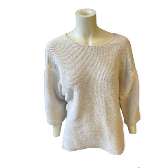 American Apparel Easy Sweater (Reversible) in Grey/Natural - Picture 2 of 11